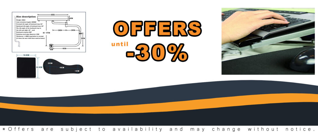 Laptop Mouse Stand Mount Workstation with 360° adjustability for ergonomic comfort