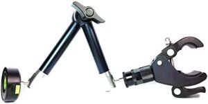 MYGOFLIGHT Flex Yoke Articulated Arm Sport Mount with Universal Cradle for tablets in airplane, car, or RV