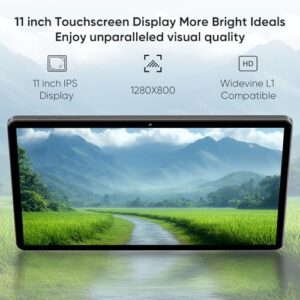 2025 Upgraded Android 14 Tablet with 11-inch Display, Fast Charging, and 12GB RAM
