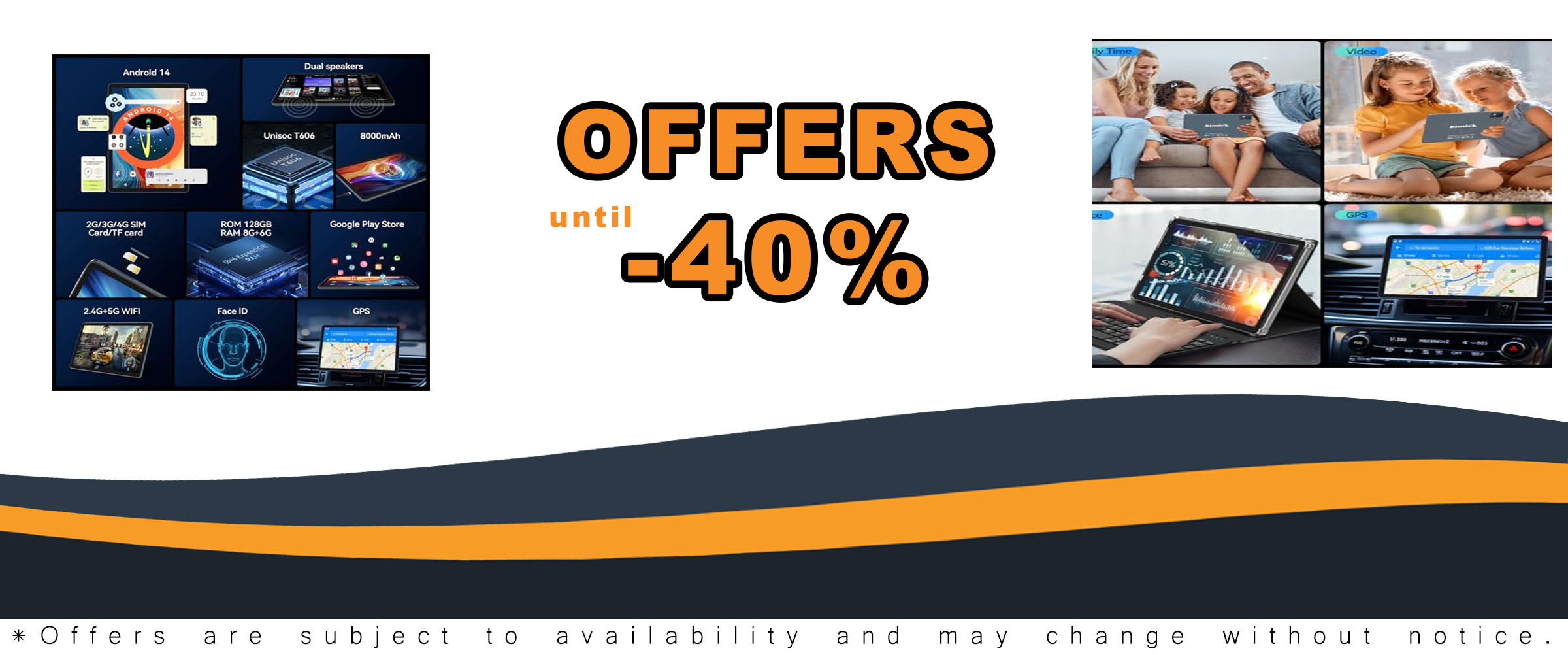 Tablet 10 inch Android 14 Tablet 2024 with Octa-Core Processor and 5G WiFi