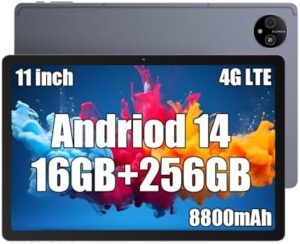 Ulefone TAB A11 PRO Tablet with 11-inch screen, Helio G99 chipset, and large battery
