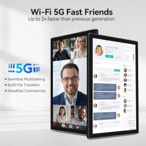 Tablet with Dual 4G Cellular, Octa-Core processor, 10-inch display, 13+8MP cameras, 8000mAh battery, GPS, and keyboard support