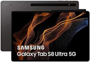 Samsung Galaxy Tab S8 Ultra 14.6" (2022) 128GB SM-X900 WiFi - Graphite (Renewed) displayed on a white background
