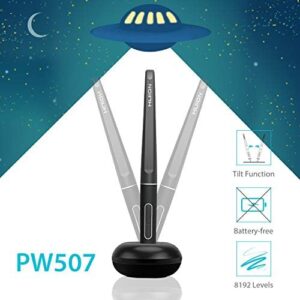 HUION Kamvas Pro 13 Pen Display with eco-friendly battery-free stylus and 120% sRGB color gamut  