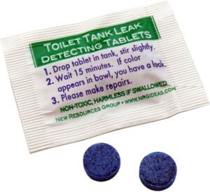 Case of Toilet Leak Detecting Dye Tablets for Silent Leaks in the Bathroom, 2,000 Packs, Toilet Leak Detection, Leak Detection Tablets