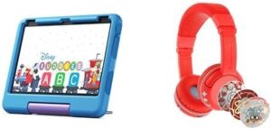 Fire HD 10 Kids Tablet (32GB, Blue) with Kids Headset Bundle for children  