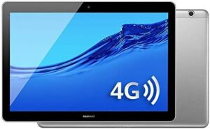 New Huawei MediaPad T3 10 Tablet WiFi/Cellular 16GB Unlocked Gray, featuring a 10.1-inch screen and unlocked cellular connectivity for on-the-go use.