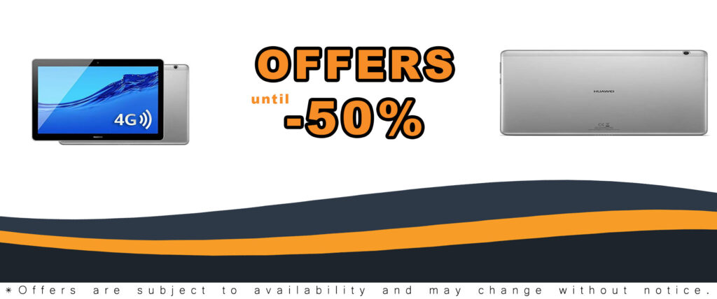 New Huawei MediaPad T3 10 Tablet WiFi/Cellular 16GB Unlocked Gray, featuring a 10.1-inch screen and unlocked cellular connectivity for on-the-go use.