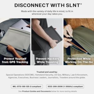 SLNT Weatherproof Nylon Faraday Bag for laptops and tablets – Protect your devices with Silent Pocket Technology
