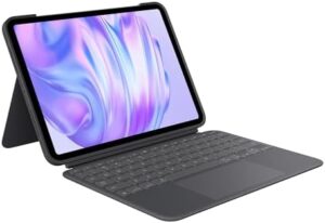 Logitech Combo Touch iPad Pro 11-inch (M4)(2024) Keyboard Case - Detachable Backlit Keyboard with Kickstand, Comfortable Typing, Multi-use Mode - Graphite