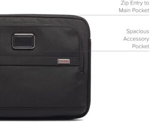 TUMI - Alpha Laptop Cover - Sleek, Functional, and Protective - Computer Case for Men and Women - Medium 13" - Black