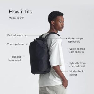 Urth Arkose 20L Modular Camera & Laptop Backpack - Water Resistant, Anti-Theft, Recycled Bag for DSLR, 13-16 Inch Laptop
