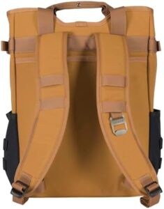Carhartt Unisex Nylon CinchTop Convertible Tote Water-Resistant CinchTop Backpack, Carhartt Brown, One Size, 28l Nylon Cinch-top Convertible Tote Backpack, Durable Pack With Laptop Sleeve