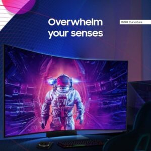 SAMSUNG Odyssey Ark 55-Inch Curved Gaming Screen, 4K UHD 165Hz 1ms Quantum Mini-LED with Sound Dome Technology, Improved Multi View - (LS55CG970NNXGO) [Canada Version] (2023)