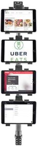 iBOLT TabDock Point of Purchase Wall Mount - with 4 Tablet Holders Perfect for Multiple delivery Applications (DoorDash, Uber eats, Postmates, etc.) Fits 7 to 10 inch Tablets
