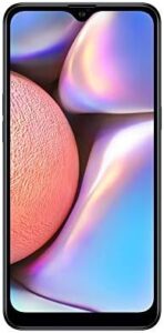 Galaxy A10s dual SIM smartphone, 2GB RAM, 32GB storage, unlocked, black.