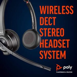 Plantronics Savi 8220M wireless DECT headset system for VoIP phones and devices