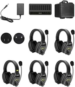 Saramonic WiTalk-WT5D 5-person wireless headset intercom system