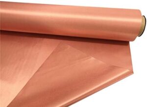 Copper fabric blocking RFID/RF EMF/EMI shielding 50 meters long