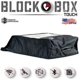 Mission Darkness BlockBox Touch, shielded mobile device operation kit.