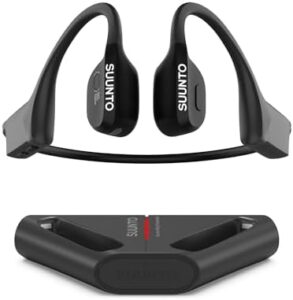 Suunto Wing bone conduction headphones, open-ear design, safety lights
