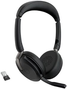 Jabra Evolve2 65 Flex wireless headset, black, noise-canceling
