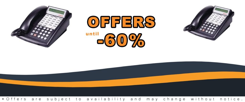 Avaya Partner 18D Telephone Bundle Sale 5 Pieces Black Discount Price