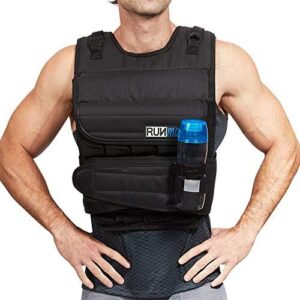 RUNMax Weighted Vest 12-140lbs, Adjustable Workout Vest