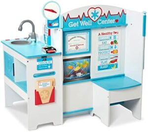 Melissa & Doug Wooden Doctor Activity Center playset