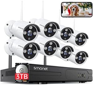 8-pack HD wireless security camera system with NVR