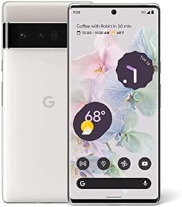 Google Pixel 6 Pro Cloudy White 128GB Renewed