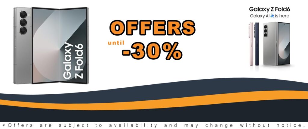 Galaxy Z Fold6 AI Smartphone 256GB Storage AI Zoom Live Translate Multi-Tasking S Pen Silver Shadow