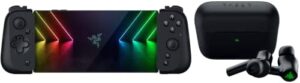 Razer Kishi V2 controller and Hammerhead earbuds bundle