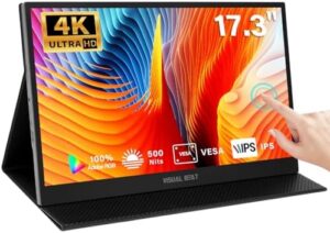 Visual Beat 17.3" 4K Portable Touchscreen Monitor