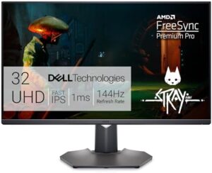 Dell G3223Q 32-inch 4K gaming monitor, 144Hz, AMD FreeSync+