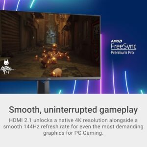 Dell G3223Q 32-inch 4K gaming monitor, 144Hz, AMD FreeSync+