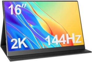 Lasitu 18.5 Inch Portable Monitor, FHD 100Hz, USB-C, HDR