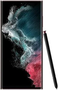 Samsung Galaxy S22 Ultra 5G Burgundy 128GB Renewed
