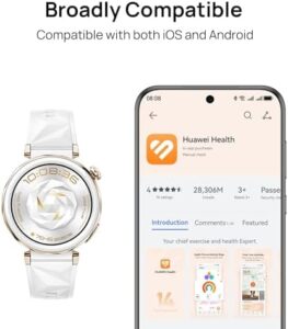Watch GT 5 Pro 46mm smartwatch, black, sports & health tracking