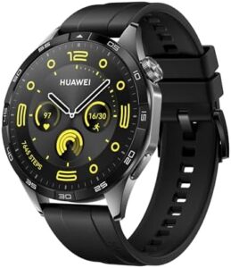 Watch GT 4 46mm smartwatch, black, 2 weeks battery