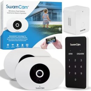 SwamCam AI Pool Alarm, inground/above ground, WiFi, app-controlled