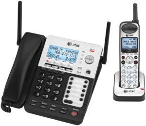 AT&T SYNJ SB67138 Black 4-Line DECT 6.0 Phone System