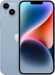 Apple iPhone 14 Plus, 128GB Blue, Unlocked Renewed