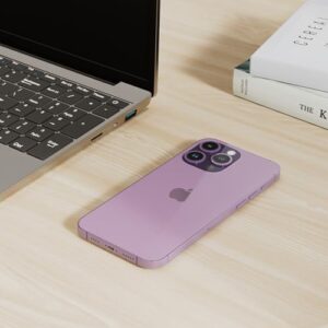 Apple iPhone 14 Pro Max Deep Purple 256GB Unlocked (Renewed)