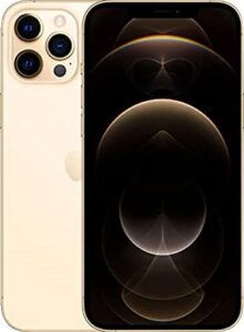 Gold iPhone 12 Pro Max, 128GB, Unlocked (Renewed)