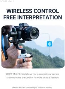 SCORP Mini 2 Gimbal Stabilizer for Cameras & Smartphones