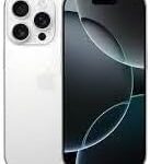 Apple iPhone 16 Pro, 256GB, White Titanium (Renewed)