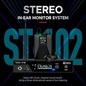 Debra PRO ST-102 UHF Wireless In-Ear Monitor System