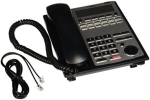 NEC 1-Handset 4-Line Landline Phone, Black