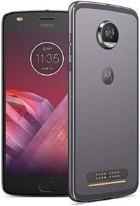 Motorola Moto Z2 Play XT1710 Lunar Gray phone, 12MP camera